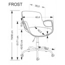 Кресло компьютерное HALMAR FROST черный